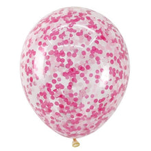 Load image into Gallery viewer, Confetti Transparent Balloons