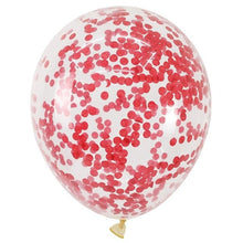 Load image into Gallery viewer, Confetti Transparent Balloons