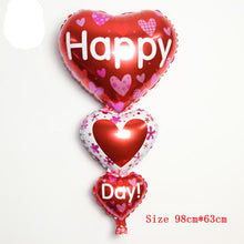 Load image into Gallery viewer, Foil Balloons  red heart