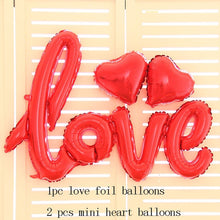 Load image into Gallery viewer, Foil Balloons  red heart