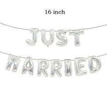 Load image into Gallery viewer, Just Married Foil Balloons