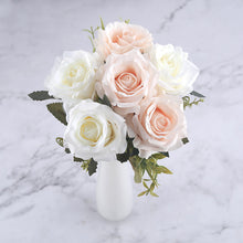 Load image into Gallery viewer, 6 Heads White Rose
