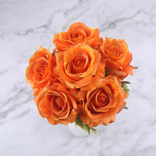 Load image into Gallery viewer, 6 Heads White Rose