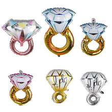 Load image into Gallery viewer, Diamond Ring Foil Balloon
