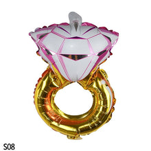 Load image into Gallery viewer, Diamond Ring Foil Balloon