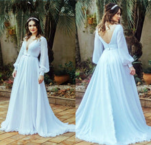 Load image into Gallery viewer, Long Sleeve Wedding Dress